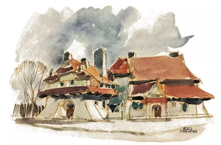 globetrotting sketches by Marian Fikus
