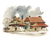 globetrotting sketches by Marian Fikus