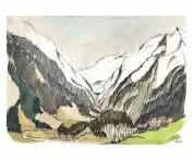 globetrotting sketches by Marian Fikus