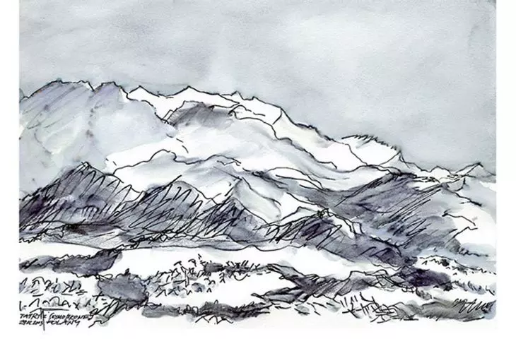 globetrotting sketches by Marian Fikus