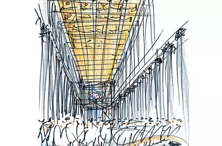globetrotting sketches by Marian Fikus