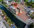 Revitalization of the Automatic Mills in Pardubice - bird's eye view