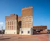 View of the main building of the Automatic Mills  