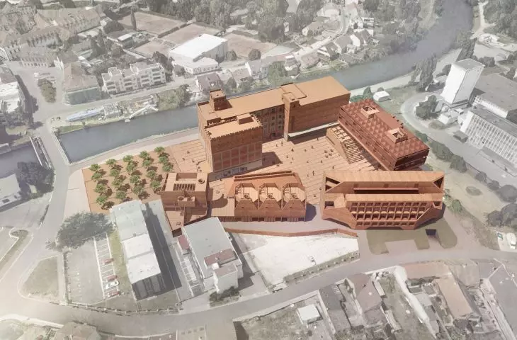 Model of the entire complex 