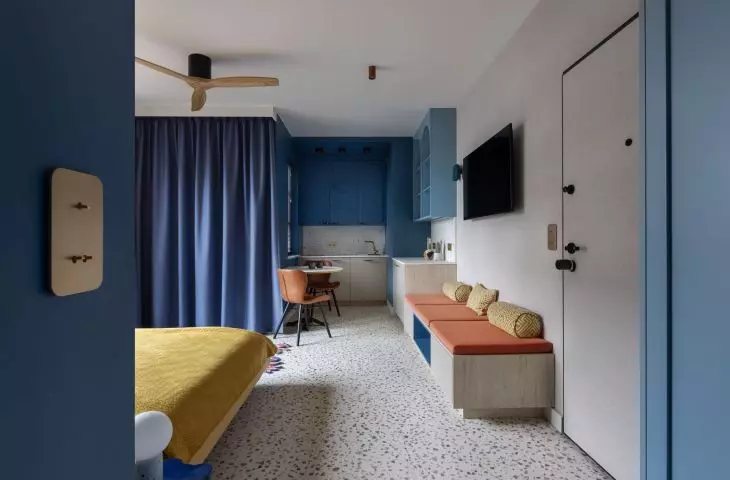 The bachelor apartment is only 28 m2