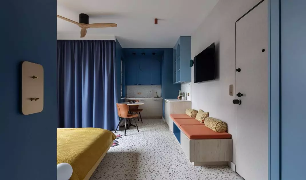 The bachelor apartment is only 28 m2