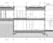 center for creative activities - cross section a-a