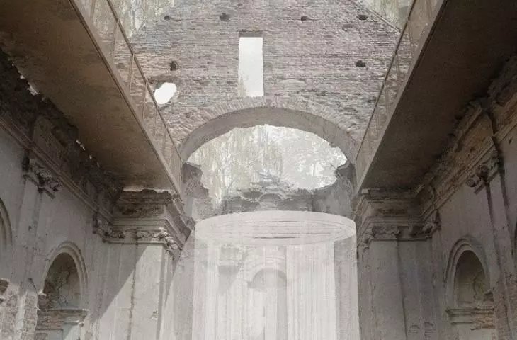 church ruins - visualization