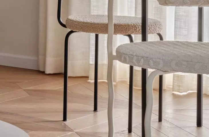 Interior inspired by Parisian mansions