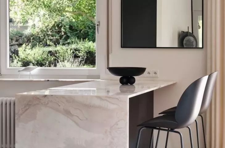 Interior inspired by Parisian mansions