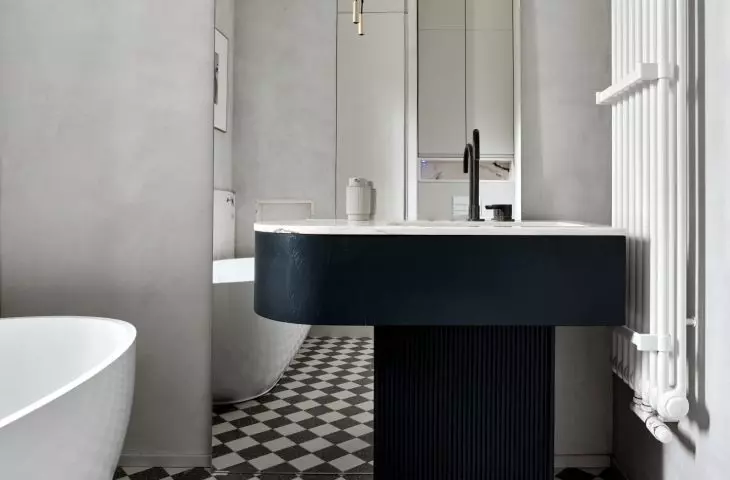 Interior inspired by Parisian mansions