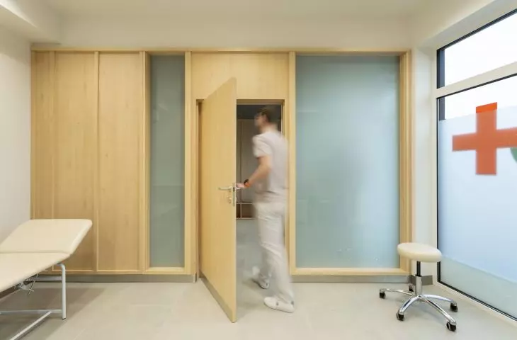 Wnętrze punktu pobrań Diagnostyka+