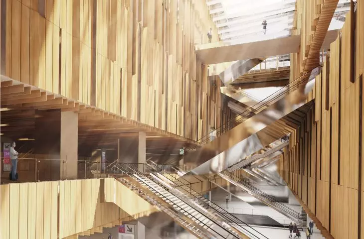Station building project, Saint-Denis, Paris, France, 2024