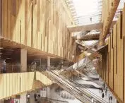 projekt budynku dworca, Saint-Denis, Paryż, Francja, 2024