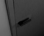 Interior door DIAMANTE V with adjustable frame and personalization option, zetkanta - aluminum profile protecting the edge of the door.