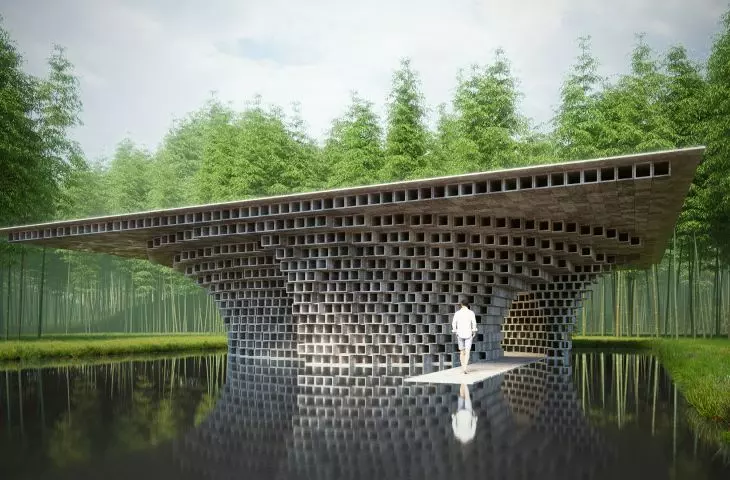 Plastic House to modułowa konstrukcja wykonana z plastiku zebranego na plażach Bali