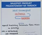 Nagroda Główna na Gliwickich Targach Budownictwa, Instalacji, Wnętrz i Odnawialnych Źródeł Energii