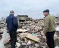 projekt „Sprzątanie gruzu z weteranami” w Perwomajsku