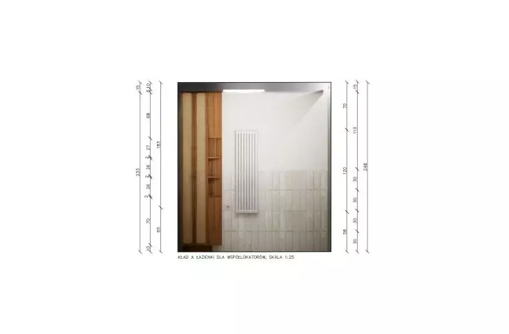 bathroom cross-section