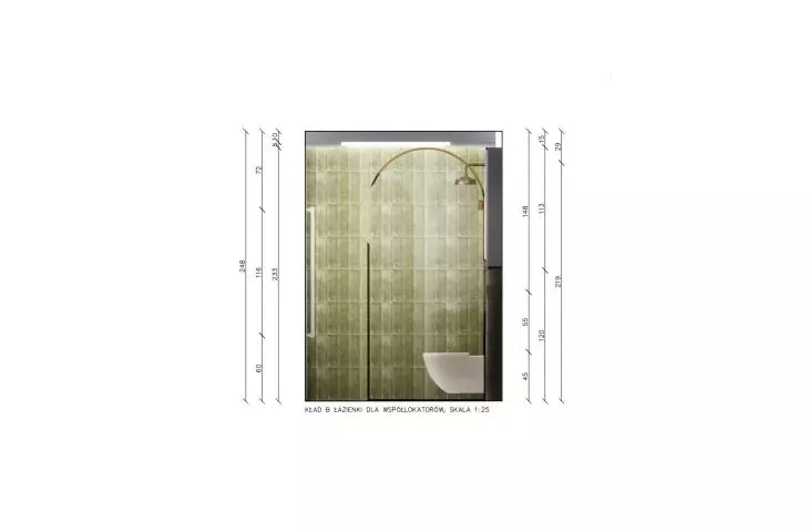 bathroom cross-section
