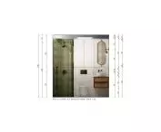 bathroom cross-section