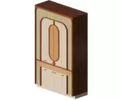 visualizations of the cabinet - axonometry