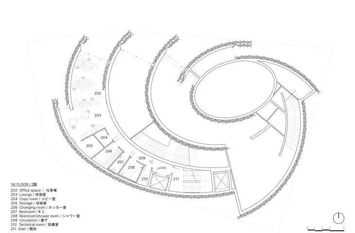 Polish Pavilion at the World Expo 2025 Osaka, Kansai - second floor plan