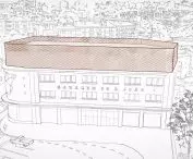 bird's eye view visualization - drawn