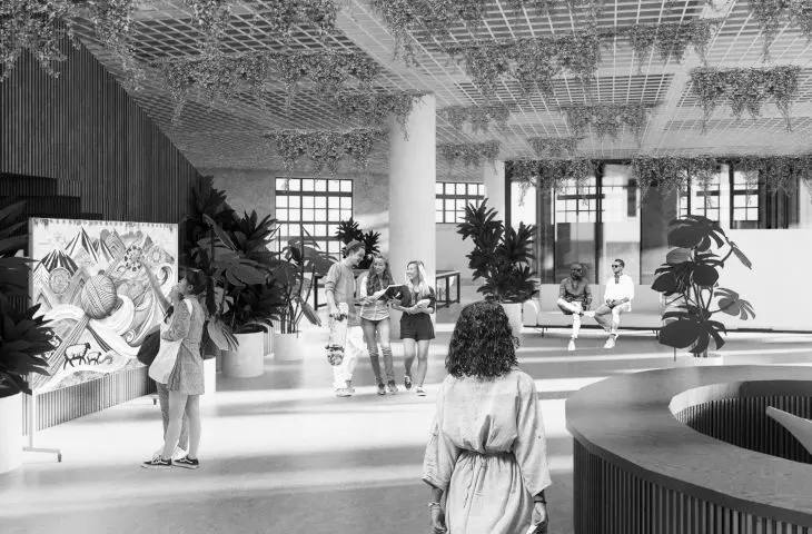 visualization - entrance area