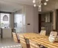 Natural interior of the project On the Mezzanine - dining room