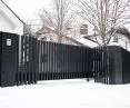 aluminiowe ogrodzenie grzebieniowe