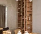 Natural interior of the project On the Mezzanine - dining room