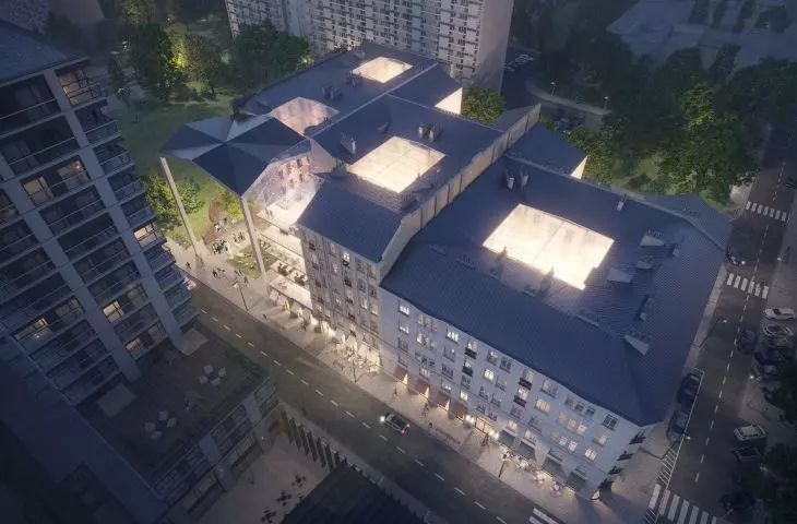 bird's eye view