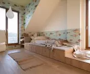 Natural interior of the Na Mezzoli project - children's room