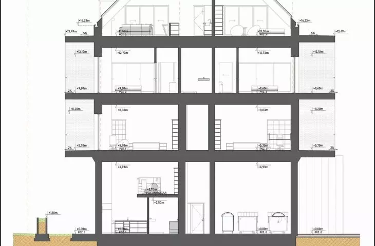 cross-section A-A