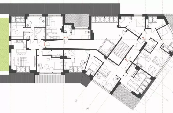 floor plan III with attic