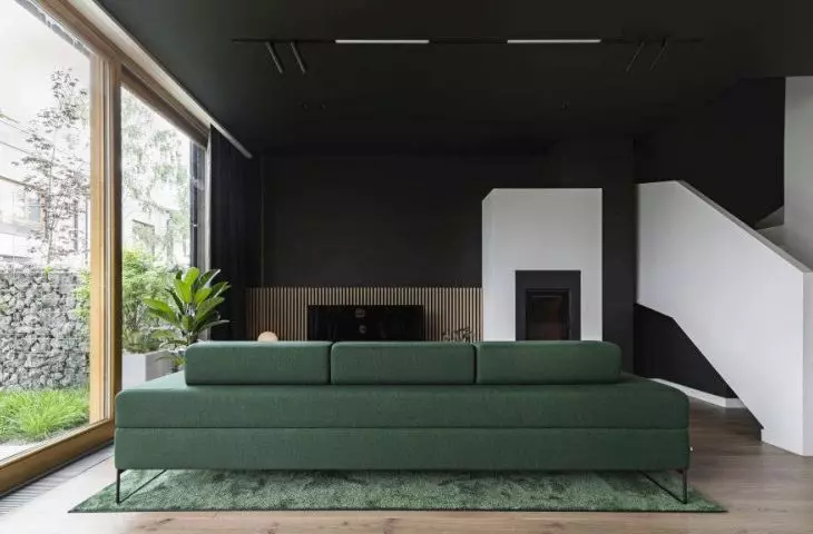 Comfortable interior - minimalist living room 