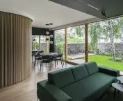 Comfortable interior - large glazed areas 
