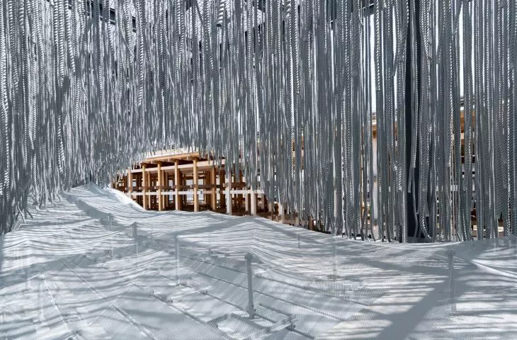 Portugal Pavilion at Expo 2025 in Osaka - interior view 