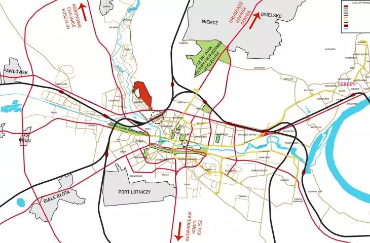 analiza powiązań lokalnych i zewnętrznych