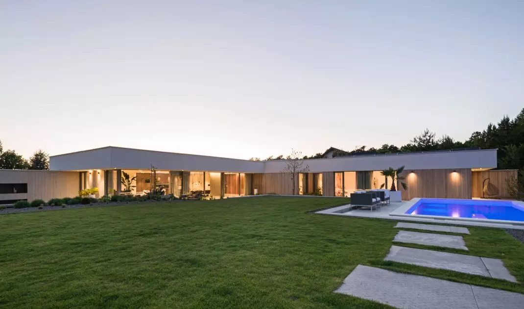 Pavilion house near Lublin