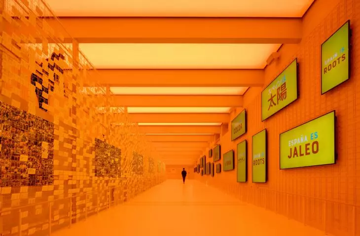 Spain's pavilion at Expo 2025 in Osaka - pavilion interior 