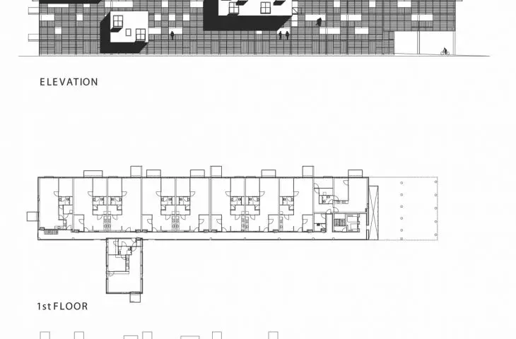 Budynek mieszkaniowy WoZoCo w Amsterdamie