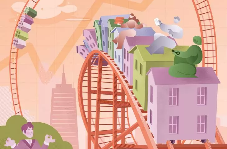 Residential rollercoaster