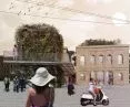 Centrum turystyczne w Neapolu, nowe i stare budynki