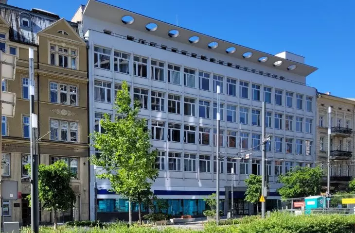 Former Domar department store (formerly Roxana fashion house) on 27 Grudnia Street