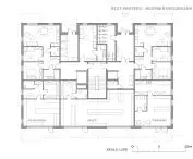 residential building - first floor plan