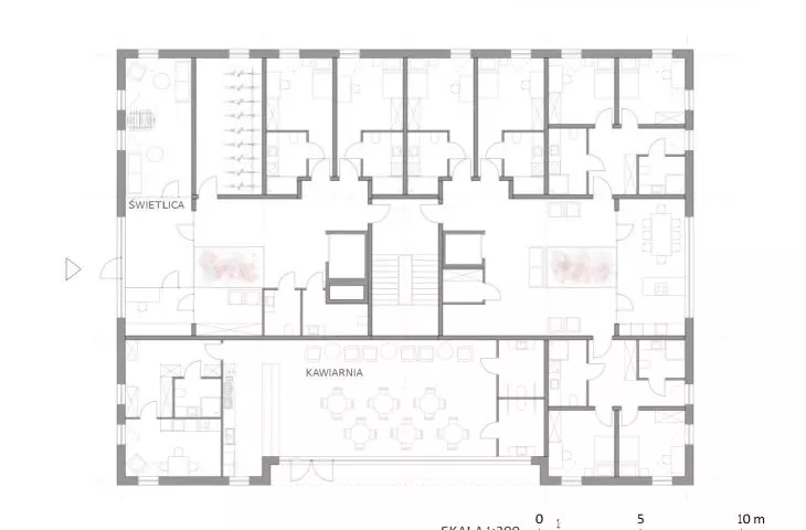 dormitory - first floor plan