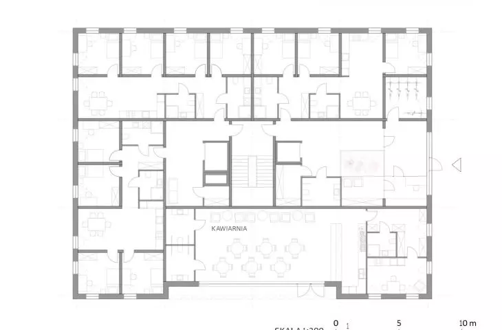 dormitory plus - first floor plan