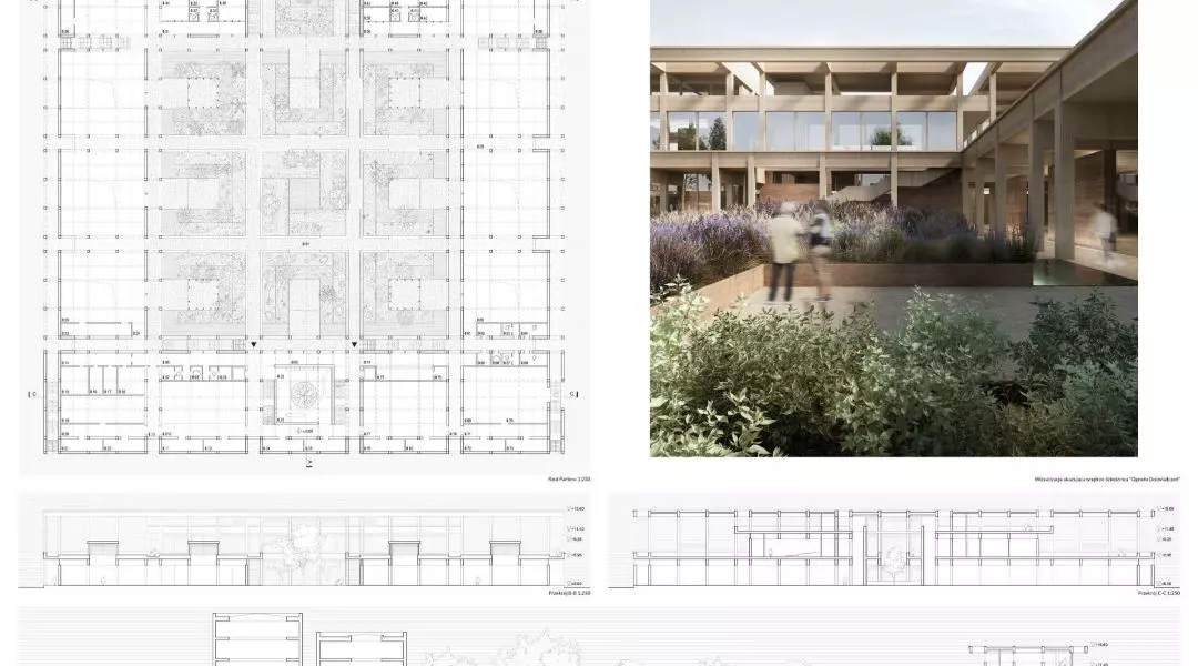 Wyróżnienie równorzędne, proj.: Baumschlager Eberle Architekci Kraków